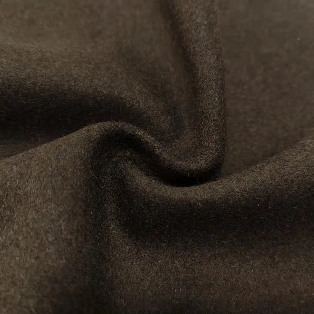 High Quality Melton Blend Woven Wool Fabric for Winter Coat