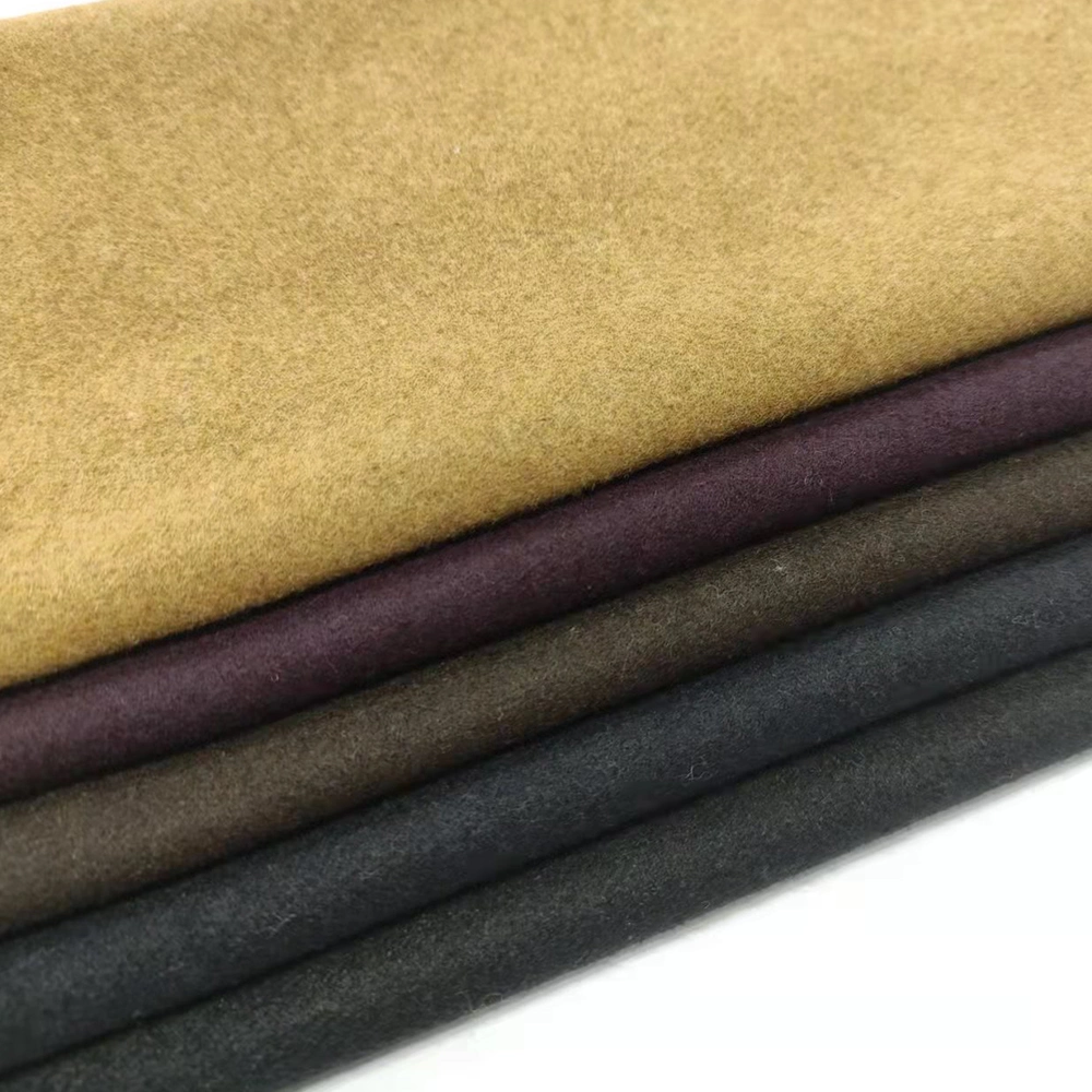 High Quality Melton Blend Woven Wool Fabric for Winter Coat